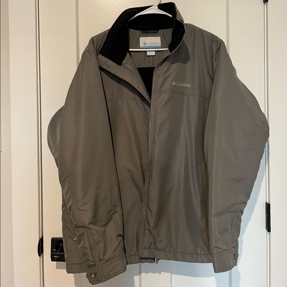gray columbia jacket